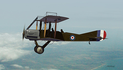 Testing Times - T1 Maiden Flight, 1917